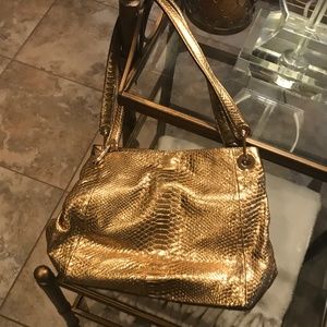 Michael Kors Brand New *Gold* Raven Tote Bag with Original Dust Bag & Price Tag!